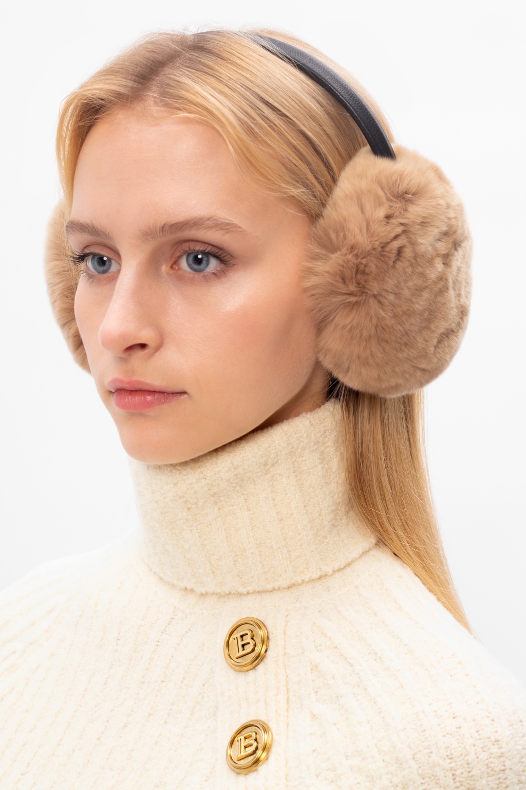 Yves Salomon Fur earmuffs | Women's Accessories | Salomon Predict